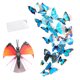 thumbnail image 1 of Decoración del hogar BuyWeek 12 pegatinas decorativas de mariposas estereoscópicas 3D pegatinas de mariposas para pared Diseño elevado, 1 of 9