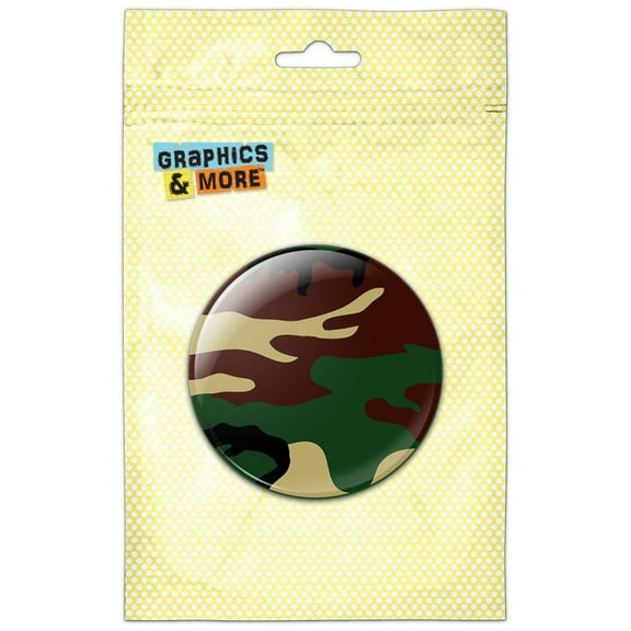 Camouflage Army Soldier Pinback Button Pin Badge
