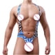 thumbnail image 4 of Hombres Casual Moda Imprimir Sexy Ropa interior Body Sculpting Butt Lift Mono Pompotops qyievc3008, 4 of 9