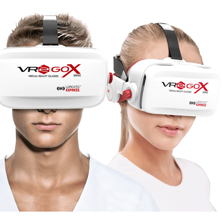  Go 32GB 2個 VRヘッドセット 未開封 VR2GO X-Series 3D Virtual Reality Headset with Headphones - WHITE