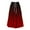 Red, variant on Babcutegg Women’s Casual A-Line Long Skirt – Elastic Waist Printed Midi Skirt with Pockets, Gradient Design Flowy Half Skirt Red Size S
