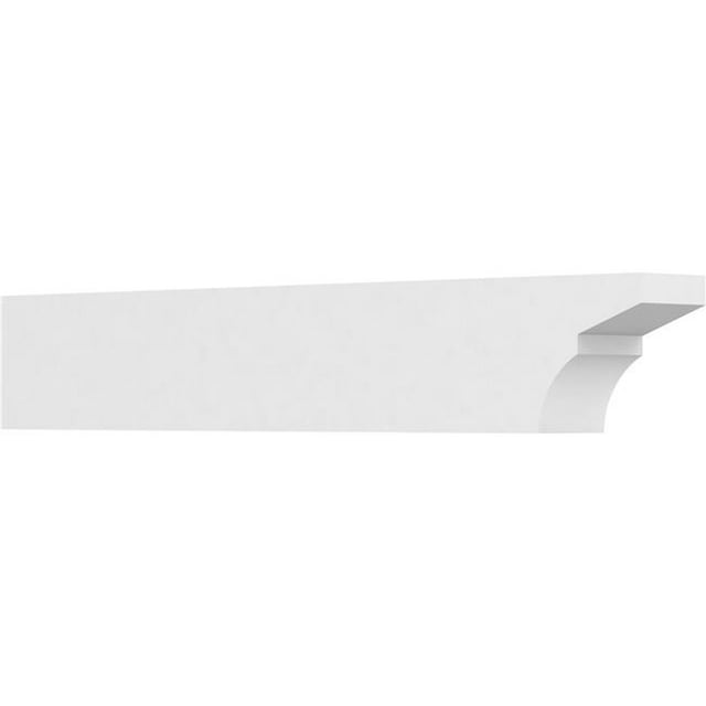 Ekena Millwork RFTP04X06X36MON 6 x 4 x 36 Po Queue de Chevron en PVC de Qualité Architecturale Standard