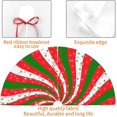 thumbnail image 5 of Easter Eggs Colorful Flowers 36 Inch Christmas Tree Skirt Round Winter Snow Suitable for Christmas Xmas Halloween Holiday Party Decor Decoration Occasion, 5 of 6