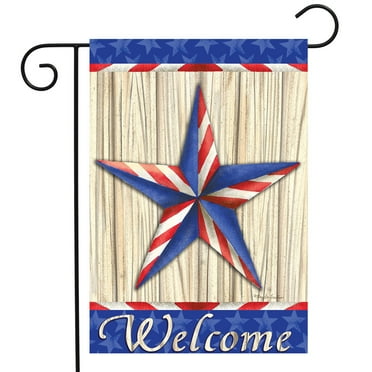 Briarwood Lane Patriotic Barnstar Garden Flag