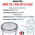 thumbnail image 2 of Juntas tóricas de repuesto Captain O-Ring para Whirlpool WHKF-DWHBB, 2 of 9
