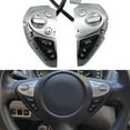 thumbnail image 2 of Multifunction Steering Wheel Volume Audio Cruise Control Switch For Nissan Sentra 2016-2019 Juke F15 2011-2017 370Z 2008-2019 Pulsar Nismo Concept 2015 -silver black, 2 of 5