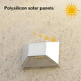 thumbnail image 4 of Clearance Boovnll Solar Wall Lights Outdoor, 2Pcs Super Bright Security IP65 Waterproof Outdoor Wall Lights for Garden, Fence, Patio, Garage, Front Yard, Solar Lights Outdoor, 4 of 5