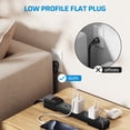 thumbnail image 5 of DEWENWILS 6-Outlet Surge Protector Power Strip, 15ft Long Cord Power Strip, Low Profile Flat Plug, 500 J, Black, 5 of 6