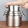 thumbnail image 1 of Pot de Fusion de Cire en Acier Inoxydable avec Poignée Résistante à la Chaleur et Bec Verseur Sans Goutte pour Fabrication de Bougies, 1 of 4