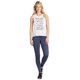 thumbnail image 2 of Aeropostale Finish What You Start - Camiseta sin mangas para mujer, color blanco, mediano, 2 of 2