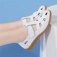 thumbnail image 5 of Women's hook and loop fastener casual shoes Soft sole beach shoes with foot arch pad, 5 of 12