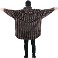 thumbnail image 3 of Sudadera cobija oversize con capucha unitalla y unisex café oscuro, 3 of 8