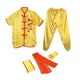 thumbnail image 5 of Traje tradicional chino de Wushu Wing Chun Cola uniforme de kung-fu Tai Kung Fu Amarillo 120, 5 of 8