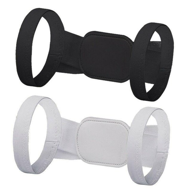 Soporte de postura superior ajustable, alisador de espalda de hombro transpirable, Corrector de cuello y hombro fijo para mujeres y hombres