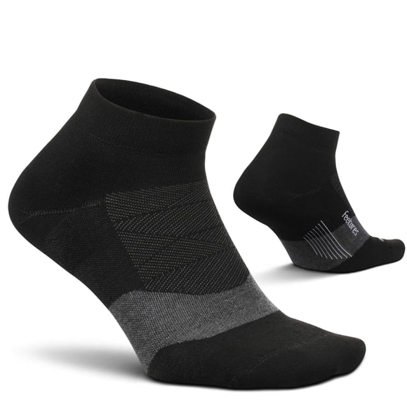 Feetures Chaussettes Basses Elite golf Max cushion (Grande, Noir)