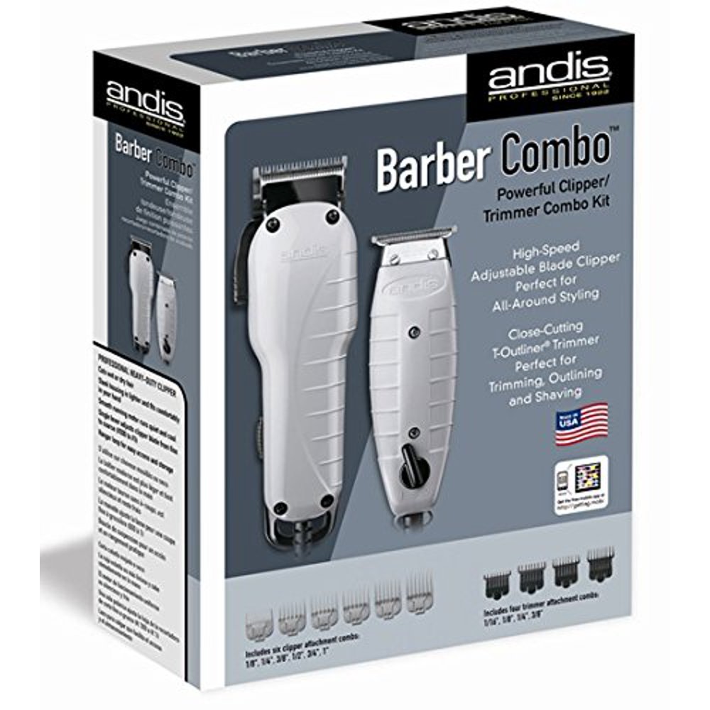 Andis Barber Combo Clipper White