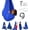 Blue-1, variant on Aokitec Sensory Swing for Kids with Special Needs, Indoor Kids Swing Cuddle Hammock Chair Adjustable Aerial Swing for Children with Autism, ADHD, Asperger, Sensory Integration(Blue)