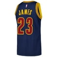 thumbnail image 3 of Men's Mitchell & Ness LeBron James Navy Cleveland Cavaliers 2015/16 Hardwood Classics Authentic Jersey, 3 of 3