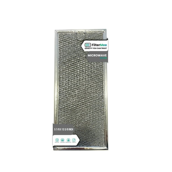 2 Pack Microwave Grease Filters Compatible with Model # W10208631A, 6802A