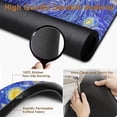 thumbnail image 2 of Moon Blue Starry Coffee Mat for Countertops, Yellow Abstract Dish Drying Mat 2 Pcs for Kitchen Coffee Bar Accessories Fit Under Coffee Maker Espresso Machine Dish Rack Hide Stain Rubber, 2 of 6