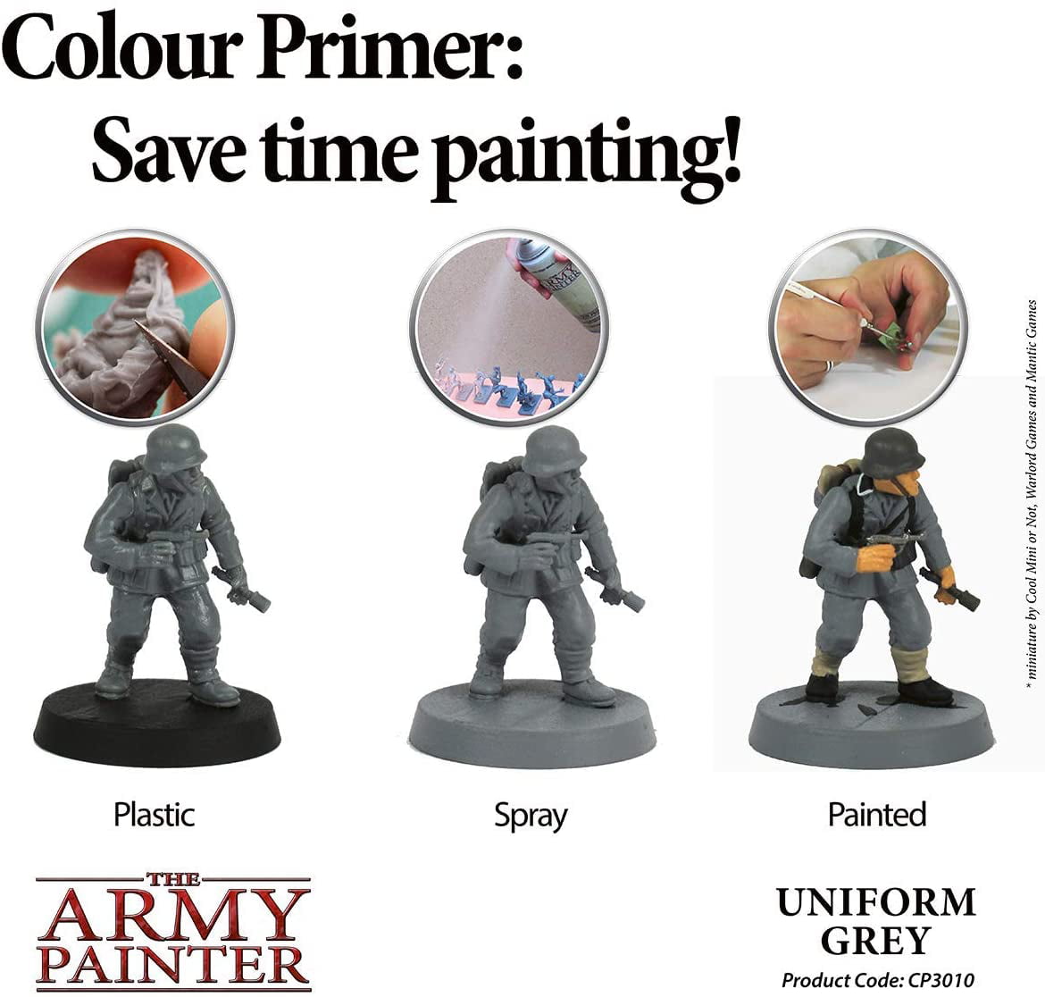 Army painter primer comes out textured, don't think this one is  unsalvagable but is it an issue with primer or heat? Citadel primer works  fine in same conditions : r/minipainting