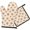 Pioneer Flower Floral Print Pattern, variant on Pioneer Flower Floral Print Pattern 1-Pack Oven Mitts Set, Heat Resistant Kitchen Gloves, 7.7" X 12"