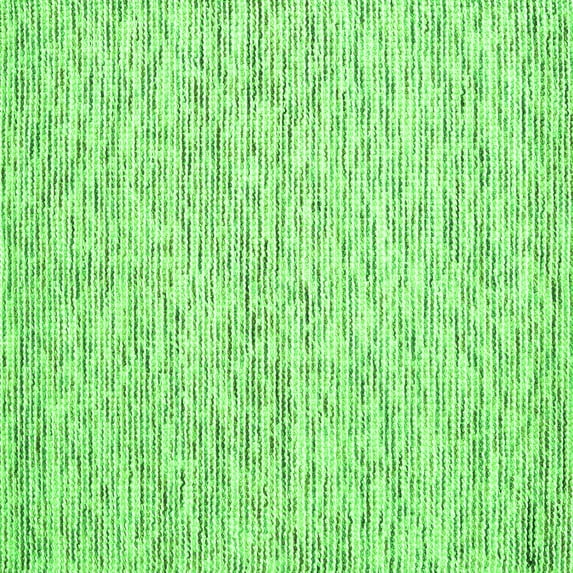 Ahgly Company Indoor Square Abstract Green Contemporary Area Rugs, 7' Square