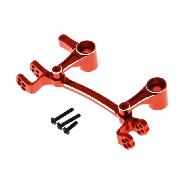 Grupo de dirección RC Reemplazo de automóvil Ligero RC Conjunto de dirección RC Accesorios de automóviles de automóviles Fácil de reemplazo de Rojo