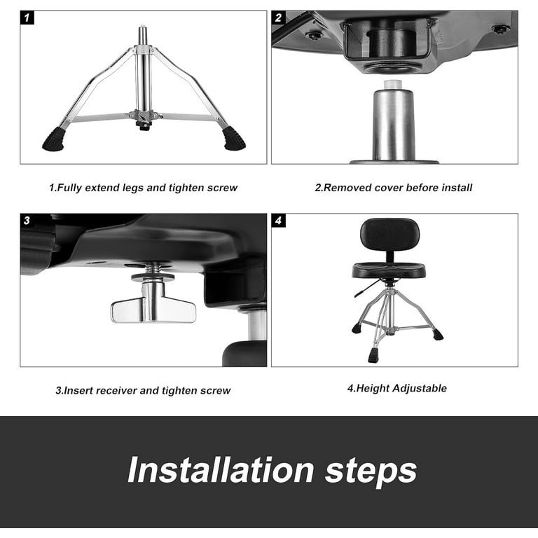CHACHAZO TENTOTEN Drum Throne Drum Chair with Backrest CHACHAZO TENTOTEN Drum Throne Drum Chair with Backrest