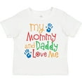 thumbnail image 3 of Inktastic Mommy and Daddy Love Me Boys or Girls Toddler T-Shirt, 3 of 5
