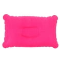 thumbnail image 1 of FONDOTIN 1Pcs Rosy Inflatable Air Pillow for Travel Comfort Rectangular PVC 16.5X10.6X0.04In, 1 of 6