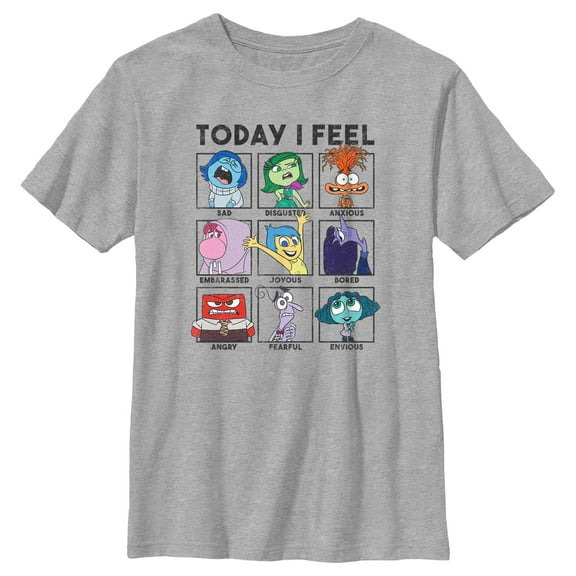 Boy's Inside Out 2 Today Moods  Graphic T-Shirt