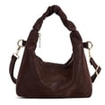 thumbnail image 3 of Spencer Women Handbags and Purses Ladies Crossbody Shoulder Bag Top Handle Satchel PU Leather Crescent Clutch with Removable Strap, Coffee, 3 of 9