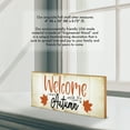 thumbnail image 2 of LifeSong Milestones Wooden Autumn Decor, Tabletop Fall Decorations for Home - Welcome Autumn, 2 of 7
