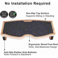thumbnail image 5 of Ergonomic Wood Foot Rest - Non-Slip 350lb Capacity, 5 of 5