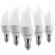 thumbnail image 1 of Bombilla LED NQ E14 luz blanca cálida 3000 K 5 W paquete de 6, 1 of 5