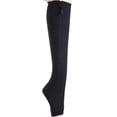 thumbnail image 2 of Easy Wear Compression Socks Calf Height Open Toe Support Stockings With Zip For Men Women, 2 of 2