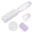 thumbnail image 4 of Unique Bargains 4 Pcs Fingernail Cleaner Nail Brush Fingernail Cleaning Tools with Plastic Handle Clear Purple, 4 of 8