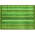 thumbnail image 1 of Ahgly Company Indoor Rectangle Abstract Green Modern Area Rugs, 5' x 7', 1 of 4
