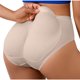 thumbnail image 1 of Puntoco Bragas para mujer, cintura alta, color sólido, moldeadoras, pantalones de cadera falsa con almohadilla de esponja para la cintura, bragas sexys, 1 of 5