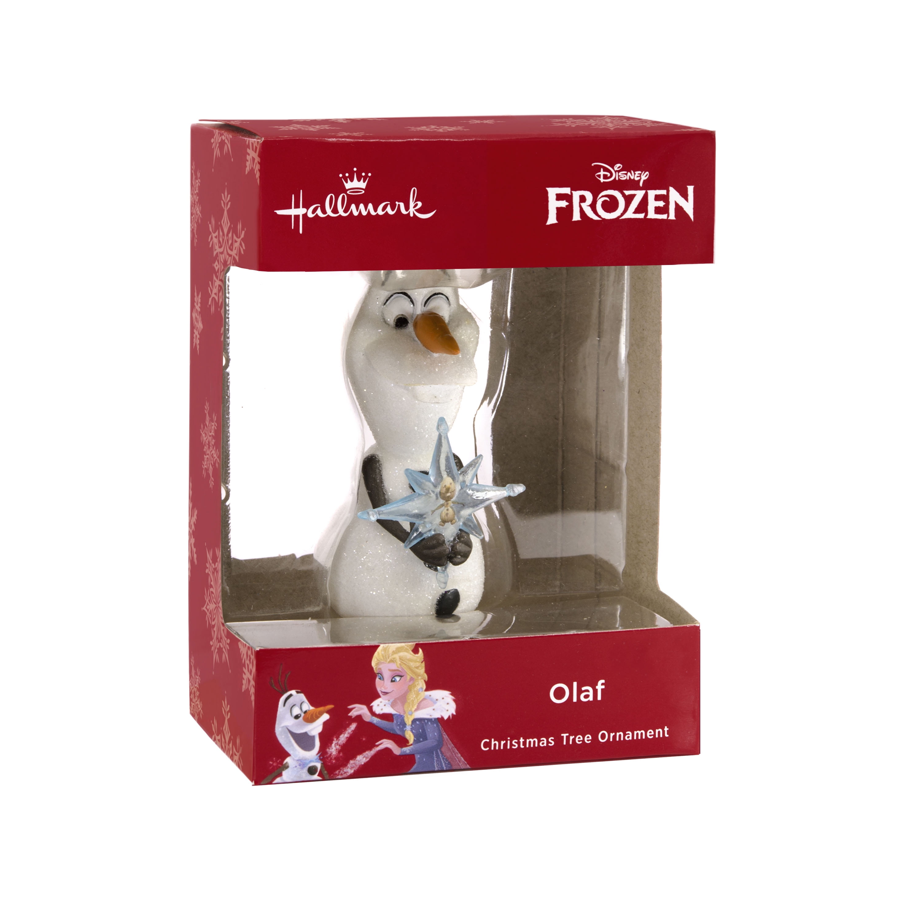 Hallmark~ Disney Frozen Olaf Christmas Tree Ornament 3” Let It Snow Warm Hugs