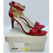 Bandolino Women's Jeepa Slingback Sandals- Red Faux Patent, Size US 7.5M