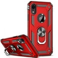 thumbnail image 1 of Tasnim Armor-X Étui Robuste pour iPhone TP Max avec Support Anneau - Rouge, 1 of 5