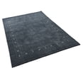 thumbnail image 4 of Rugsotic Carpets Hand Knotted Wool Area Rug 8'x10' Charcoal Contemporary Rectangle Indoor Rug for Living Room, Bedroom Antimicrobial L00520, 4 of 6