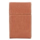 thumbnail image 3 of Cigarettes Box Holder Lizard Designed PU Leather Cigarettes Box Storage Case for Women Men Apricot, 3 of 5
