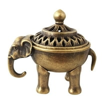 WLPZXP Elephant Incense Holder Catcher Mini Antique Vintage for Office Home Desktop