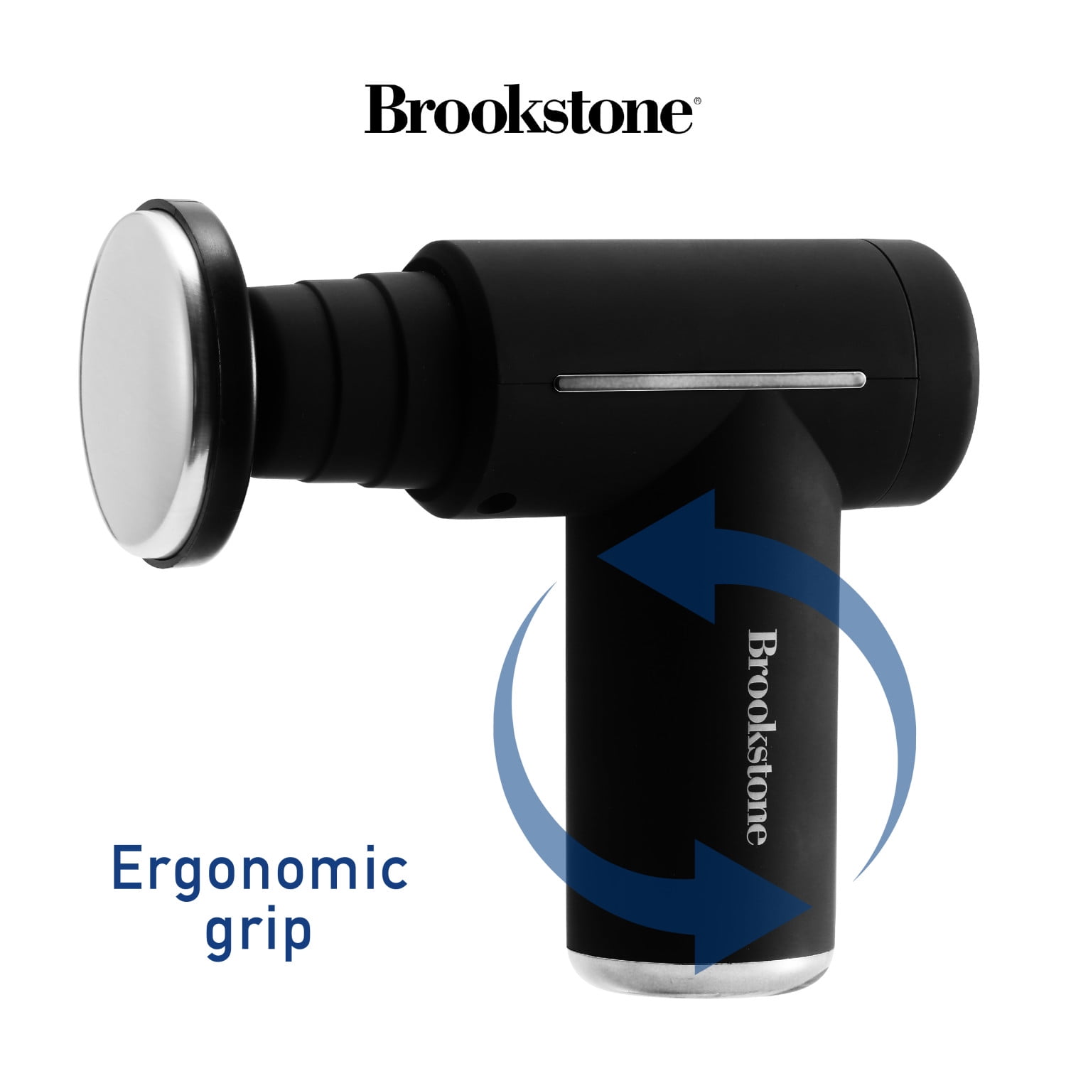 Brookstone Max 2 Cordless Percussion Massager - Black