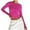 Hot Pink, variant on Kaemgyyd Womens Long Sleeve Shirts Basic Solid Color Crop Tops Fall Fashion Layering Slim Tight Going out Tee