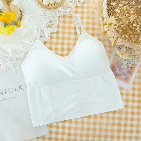 

CAICJ98 Women S Lingerie Sleep & Lounge Fashion Womens Comfortable Breathable Vest Bra Underwears Underwears White