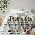 thumbnail image 3 of Christmas Mom Gifts - Xmas Gifts for Mom - Moms Birthday Gift Ideas - Mom Birthday Gifts from Daughter, Son - Gifts for Mothers for Christmas - Birthday Present for Mom Blanket 60 x 50 inch, 3 of 6